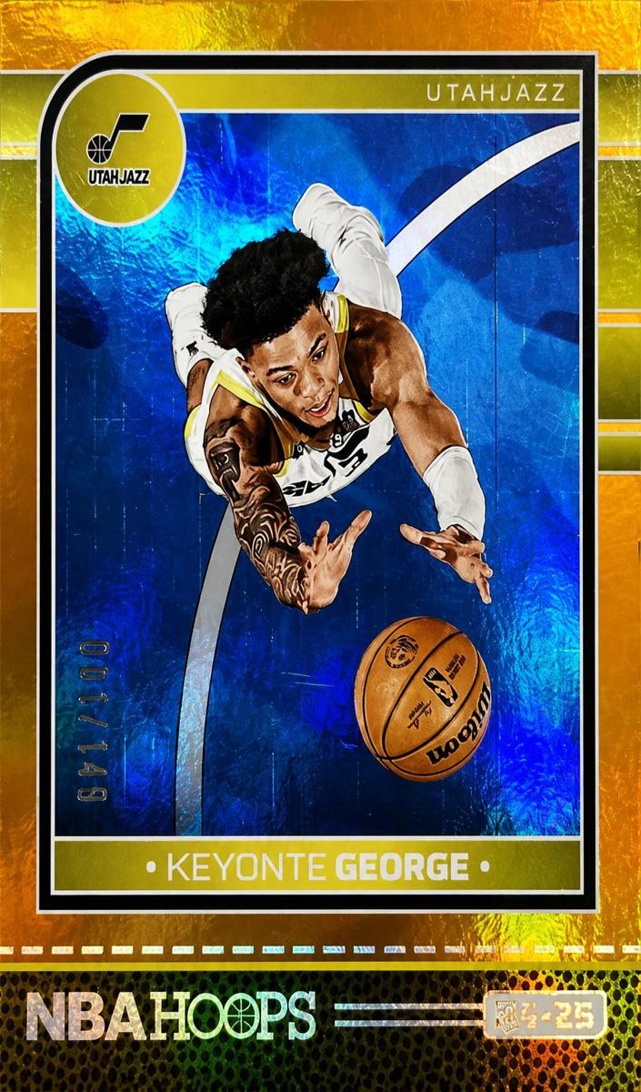 2024 Panini Hoops Basketball Orange Keyonte George #50