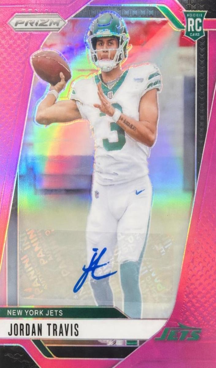 2024 Panini Prizm Football Pink Jordan Travis #359