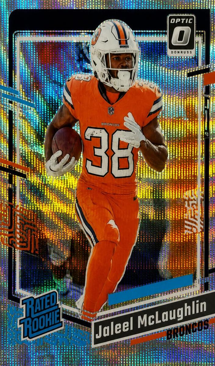 2023 Donruss Optic Football Wave Jaleel McLaughlin #232