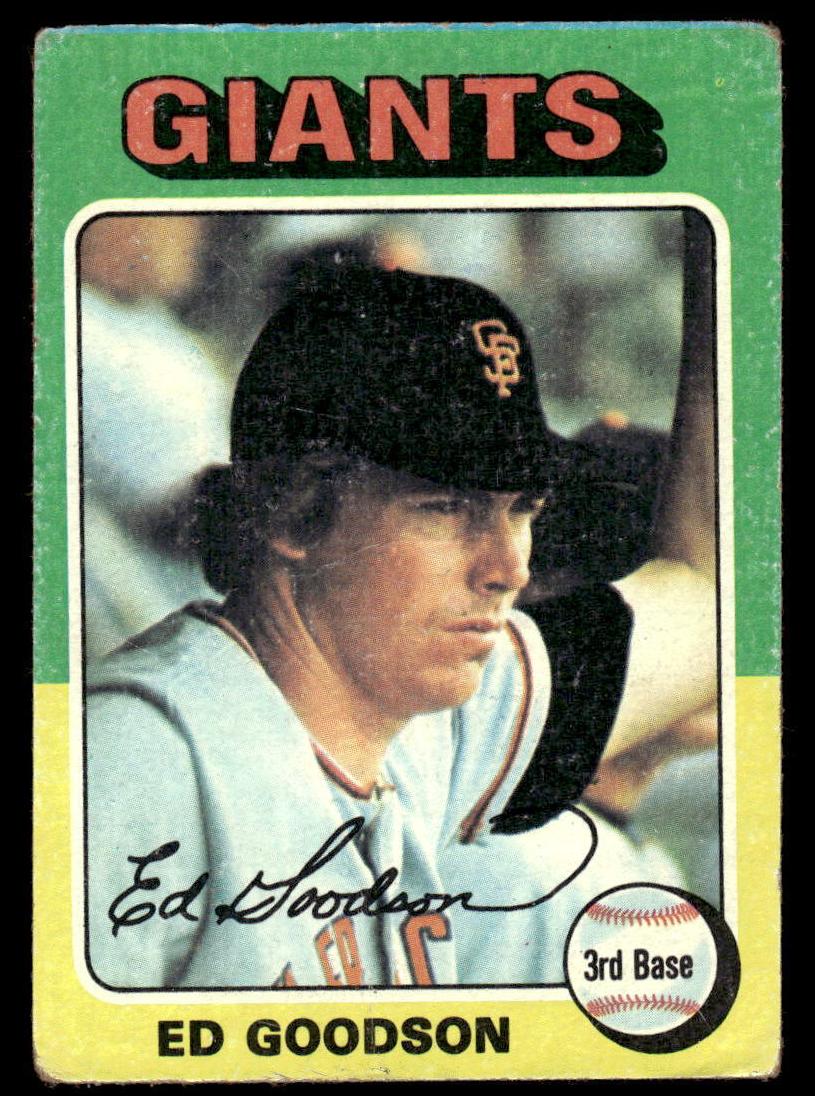 1975 Topps Baseball Ed Goodson #322 PSA 8