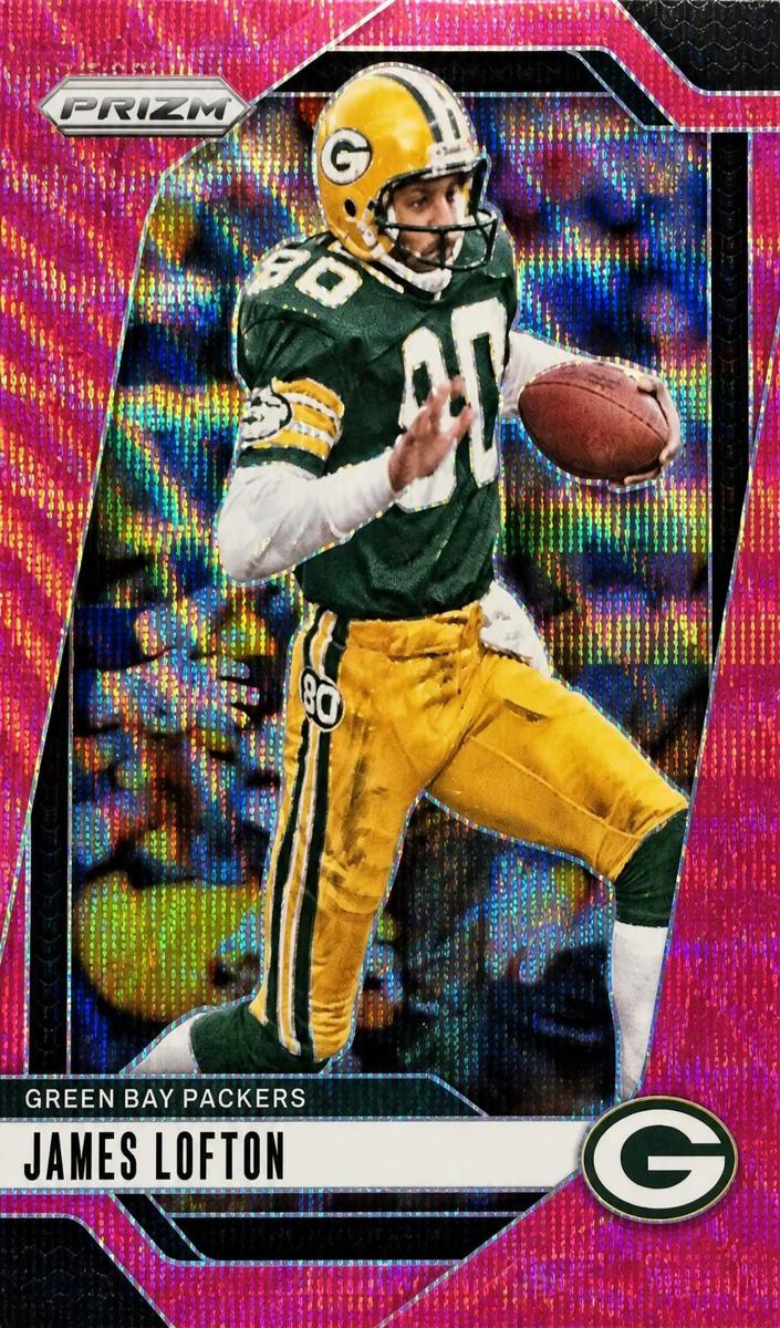 2024 Panini Prizm Football Pink Wave James Lofton #109