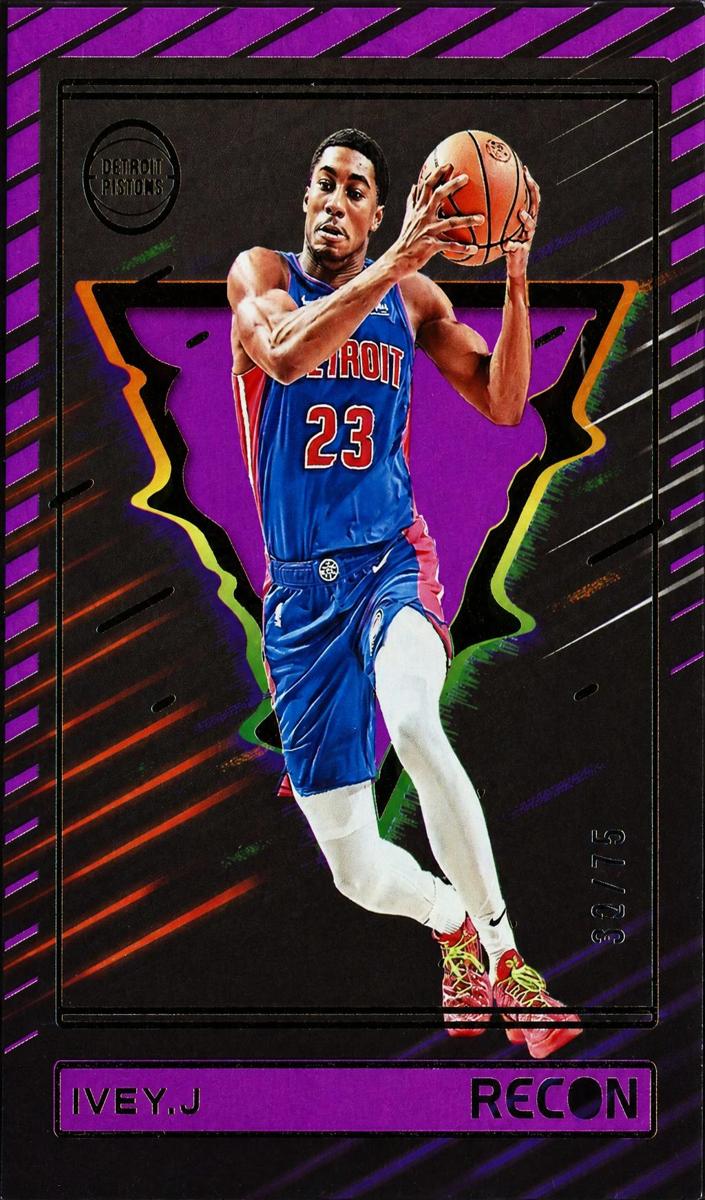 2023 Panini Recon Basketball Holo Purple Jaden Ivey #91