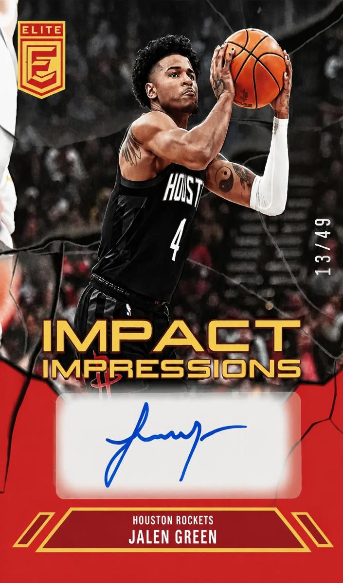 2023 Donruss Elite Basketball Red Jalen Green #II-JGR