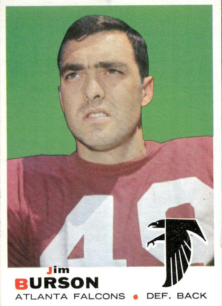 1969 Topps Football Jim Burson #159