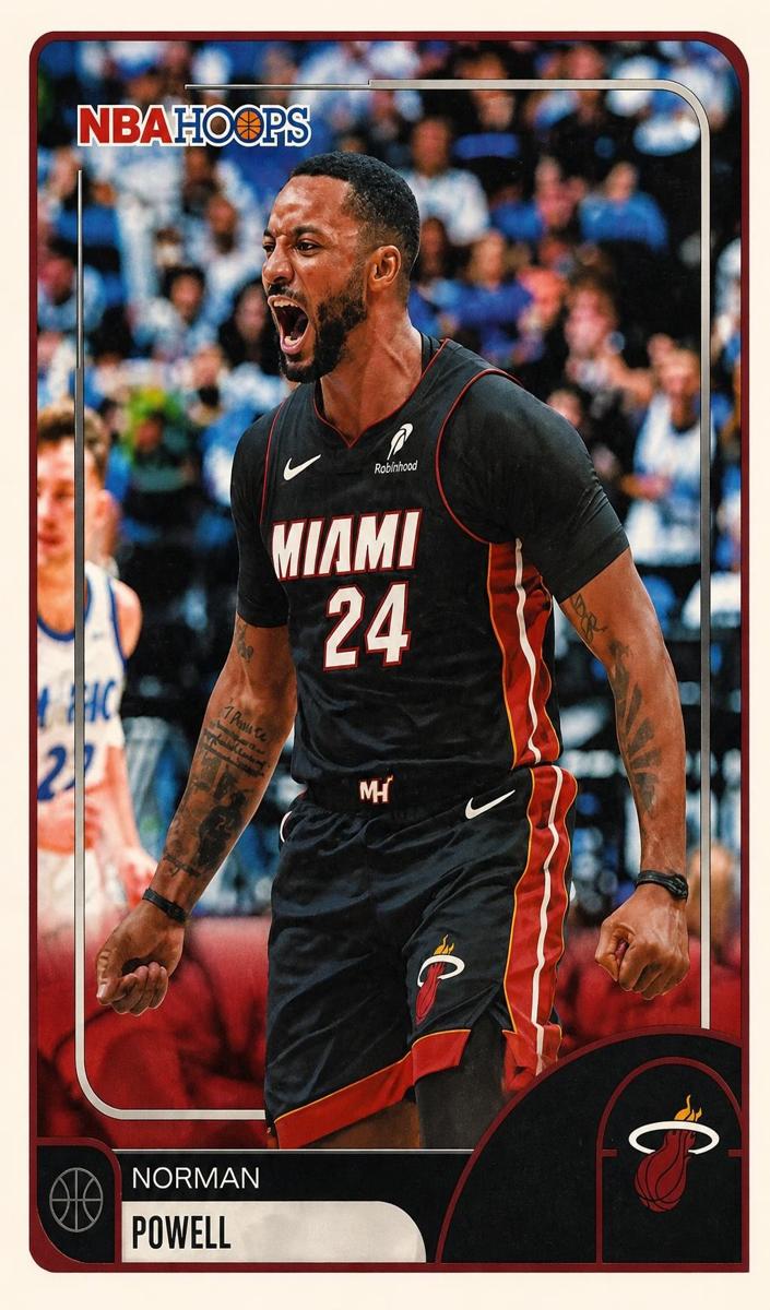 2025 Topps NBA Hoops Basketball Norman Powell #222