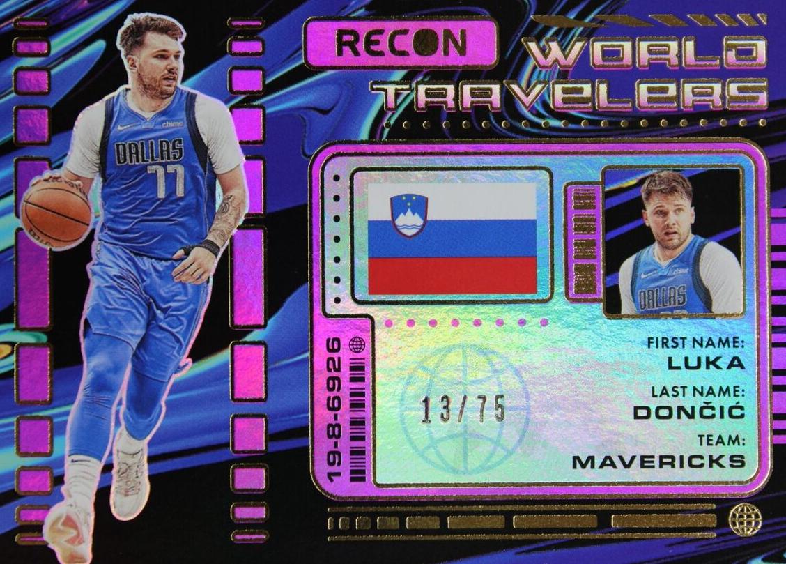 2023 Panini Recon Basketball Purple Luka Doncic #2 PSA 7.5