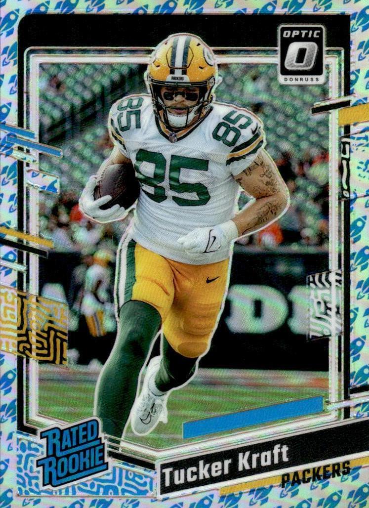 2023 Donruss Optic Football Rocket Tucker Kraft #243 PSA 10