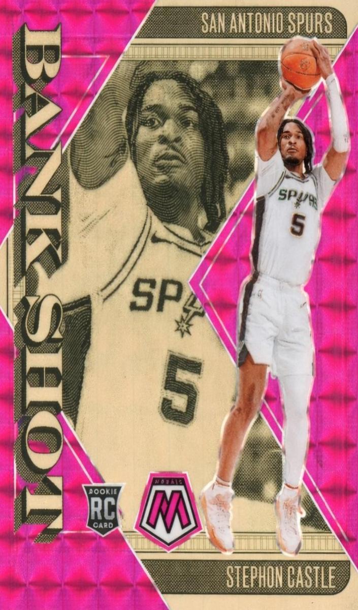 2024 Panini Mosaic Basketball Pink Stephon Castle #4