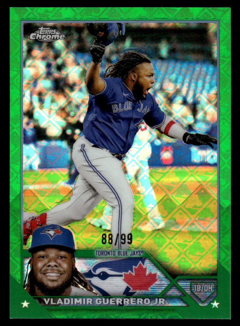 2023 Topps Chrome Logofractor Baseball Green Vladimir Guerrero Jr #50