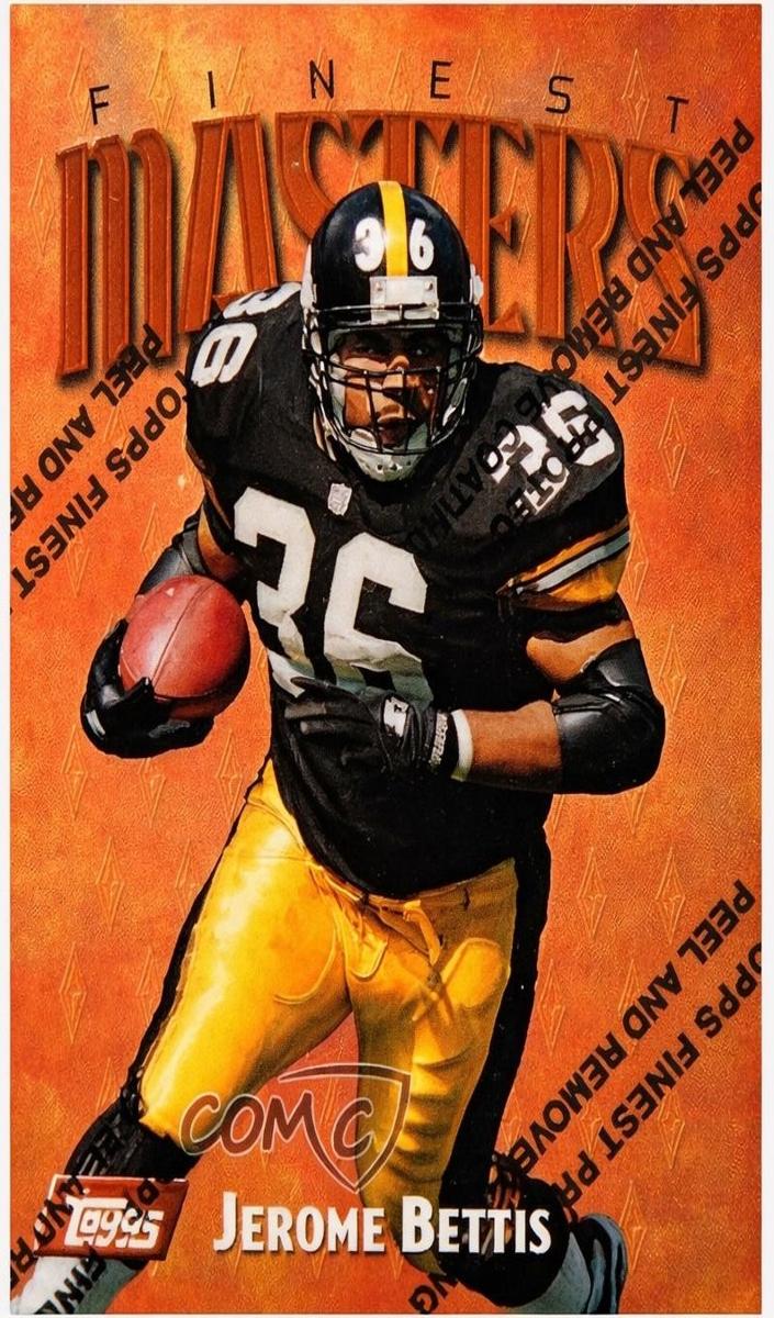 1997 Topps Finest Football Refractor Jerome Bettis #80