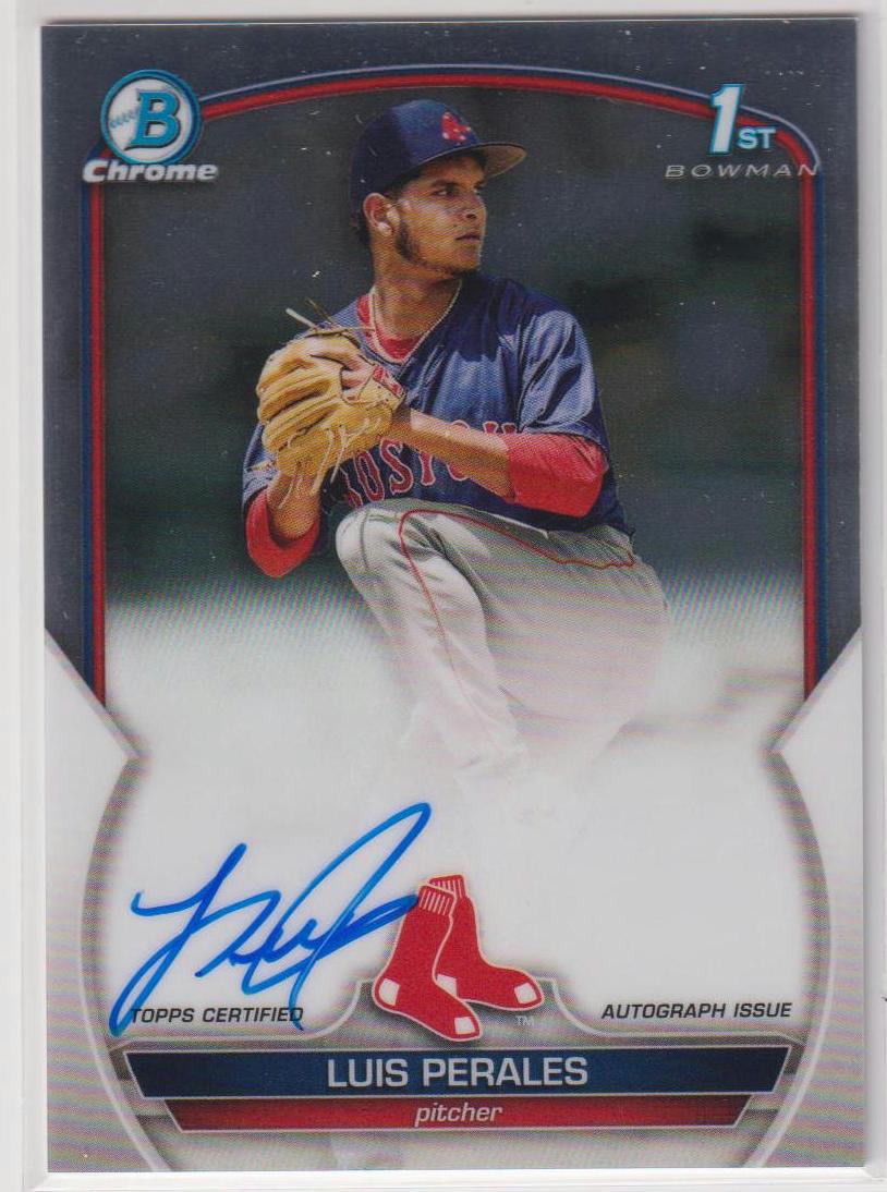 2023 Bowman Chrome Prospects Baseball Luis Perales #CPA-LP