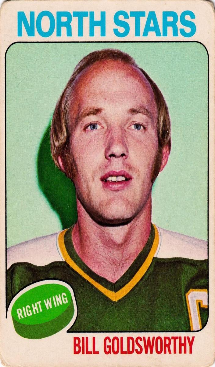 1975 O-Pee-Chee Hockey Bill Goldsworthy #180