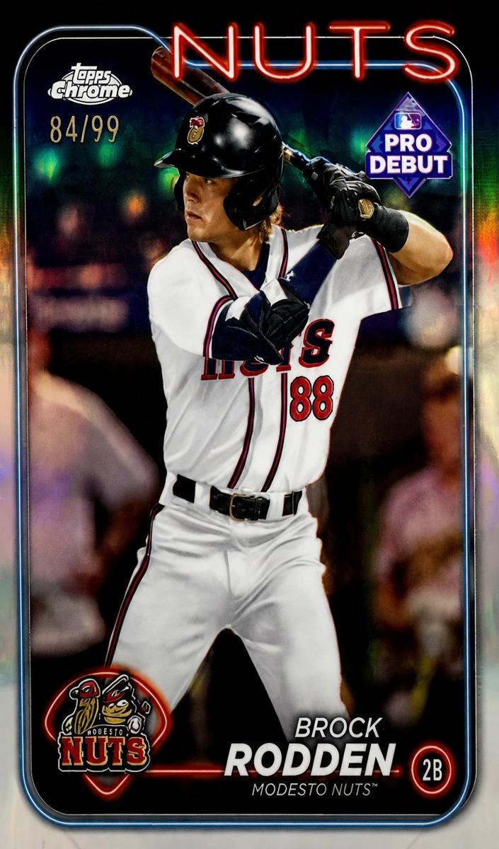 2024 Topps Pro Debut Baseball Refractor Brock Rodden #PDC-155