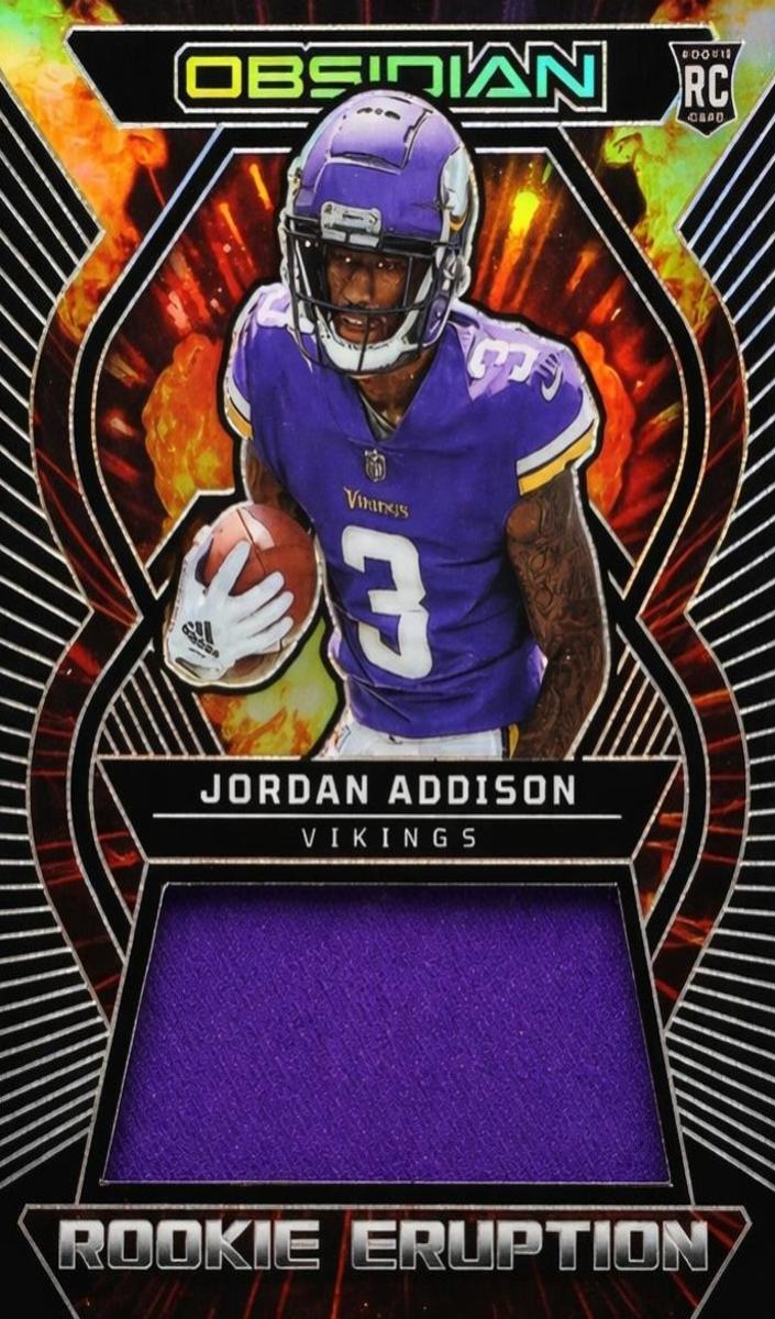 2023 Panini Obsidian Football Jordan Addison #REM-JAD