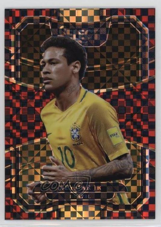 2017 Panini Select Soccer Checkerboard Neymar Jr #70 PSA 10