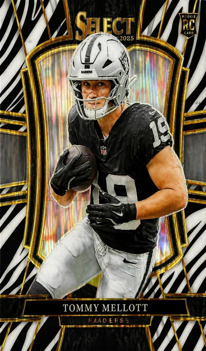 2025 Panini Select Football Zebra Shock Tommy Mellott #106
