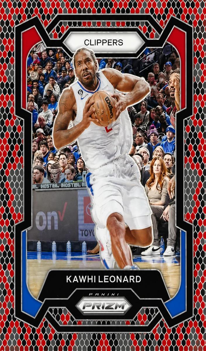 2023 Panini Prizm Basketball Snakeskin Kawhi Leonard #4 PSA 9