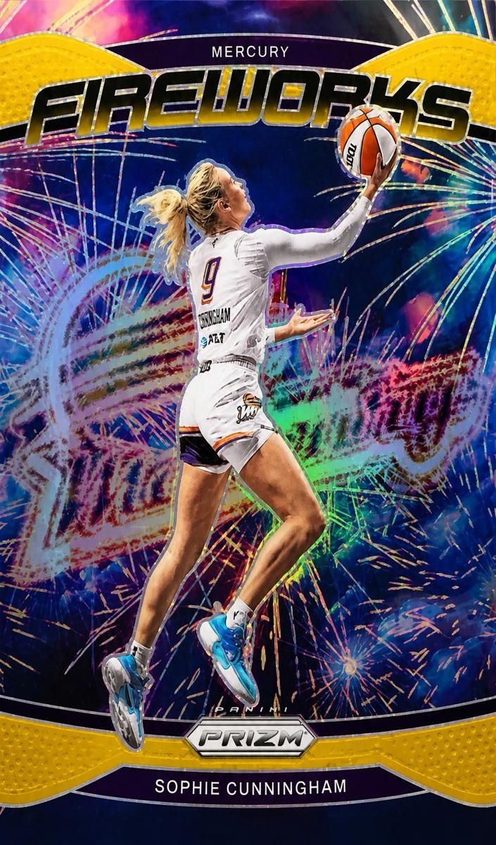 2024 Panini Prizm WNBA Basketball Gold Sophie Cunningham #9