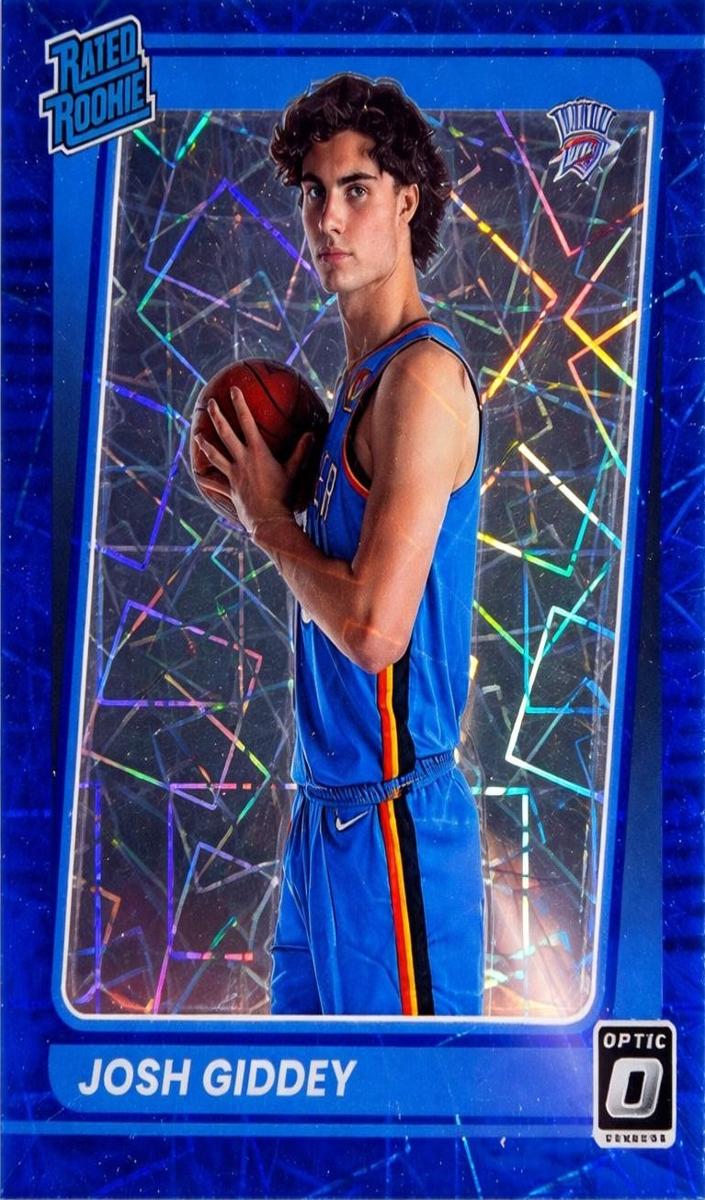 2021 Donruss Optic Basketball Blue Velocity Josh Giddey #152