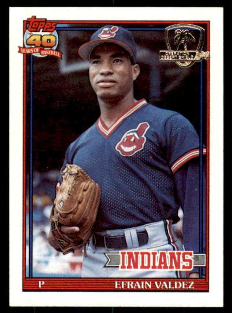 1991 Topps Baseball Efrain Valdez #692