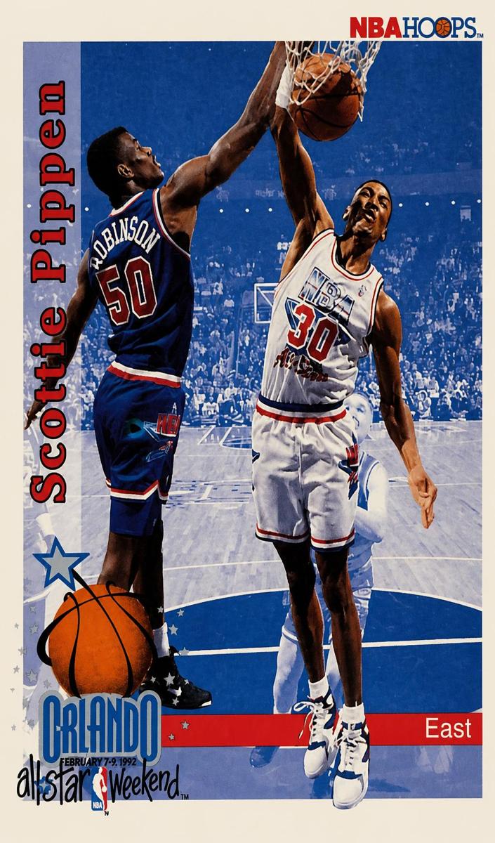 1992 Hoops Basketball All-Star Scottie Pippen #300 PSA 10