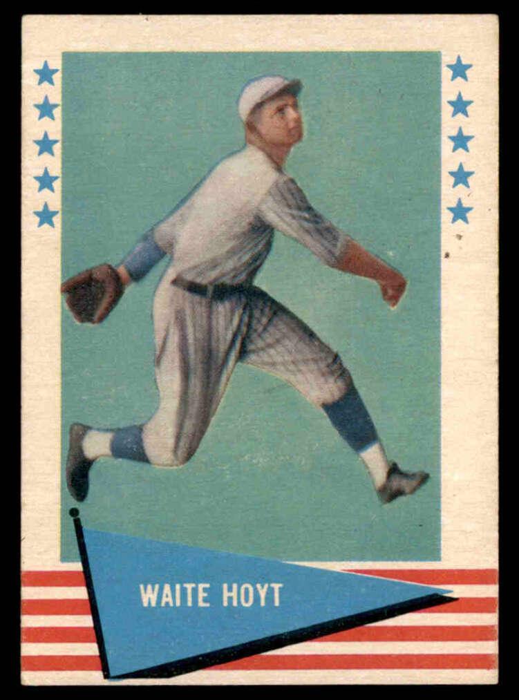 1961 Fleer Baseball Waite Hoyt #44