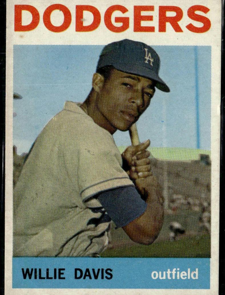 1964 Topps Baseball Willie Davis #68