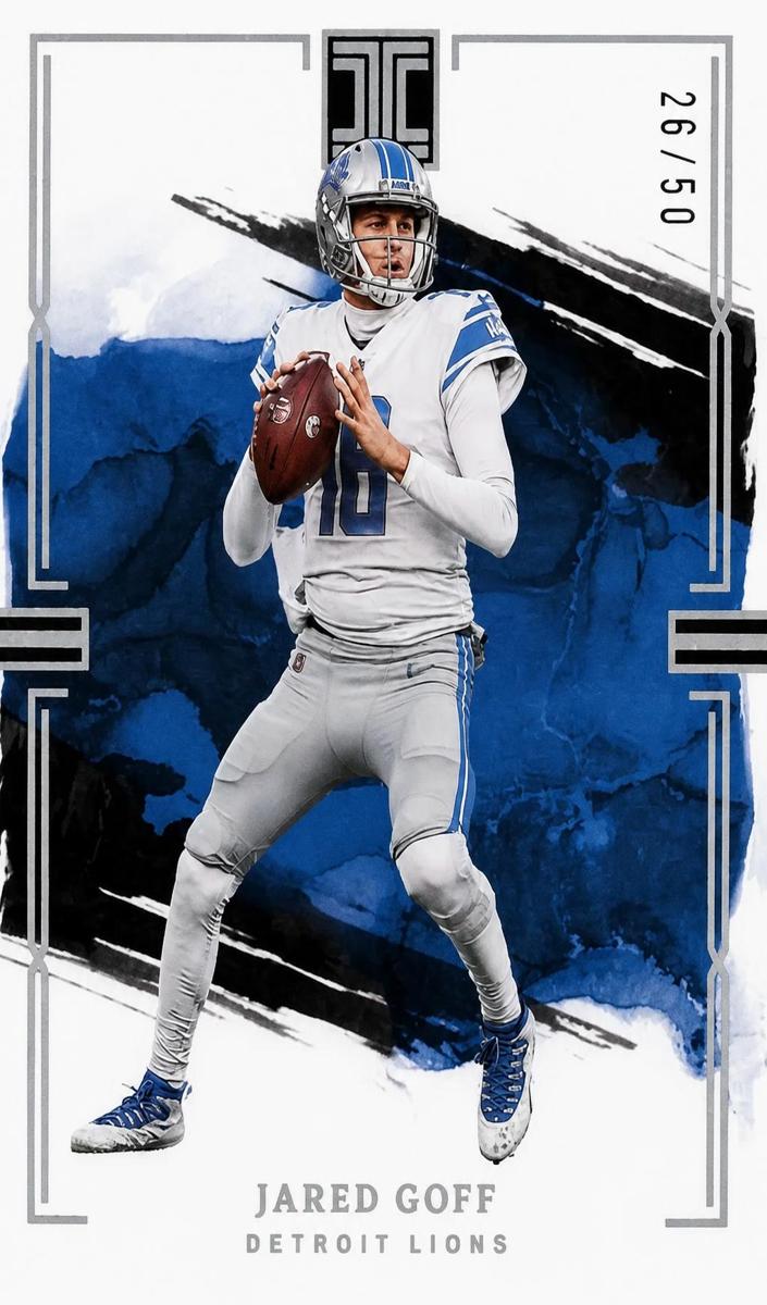 2023 Panini Impeccable Football Silver Jared Goff #30