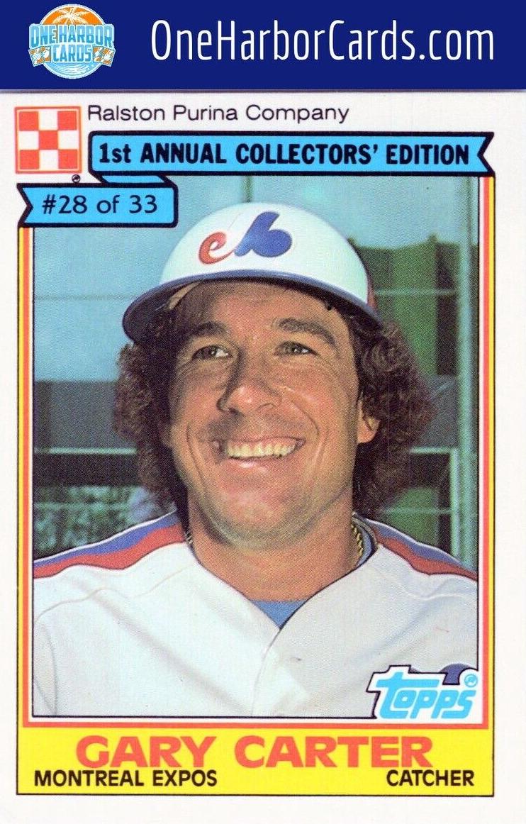 1984 Topps Ralston Purina Baseball Gary Carter #28 PSA 10