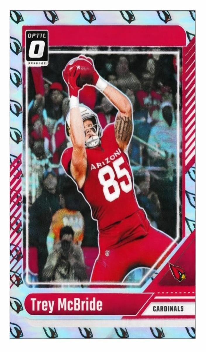 2024 Donruss Optic Football Team Logo Trey McBride #5 PSA 10
