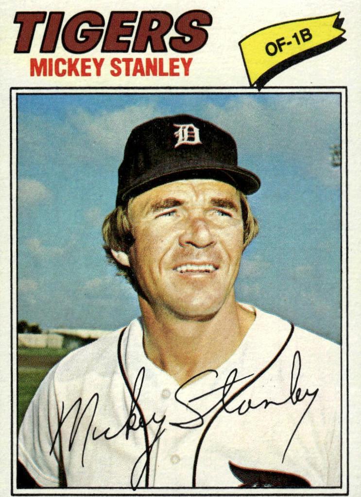 1977 Topps Baseball Mickey Stanley #533