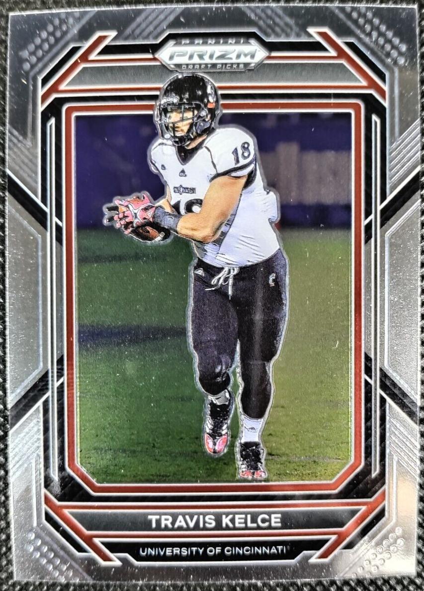 2023 Panini Prizm Draft Picks Football Travis Kelce #95