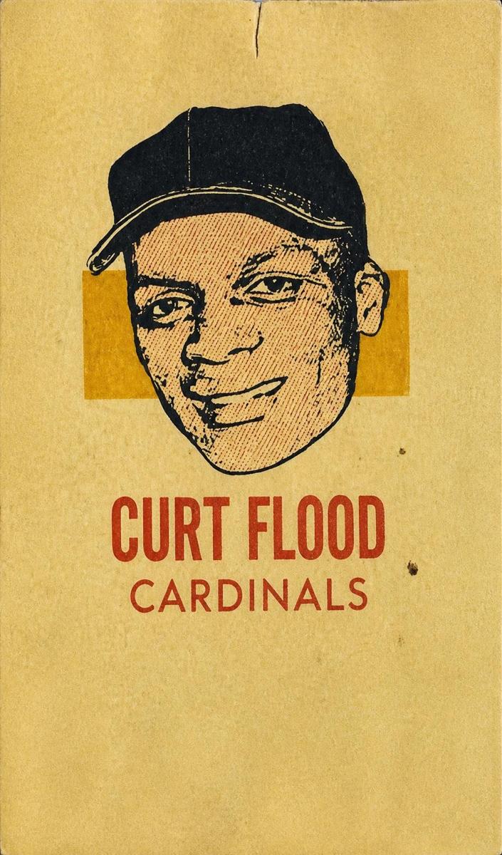 1964 Topps Photo Tattoos Baseball Curt Flood #NNO