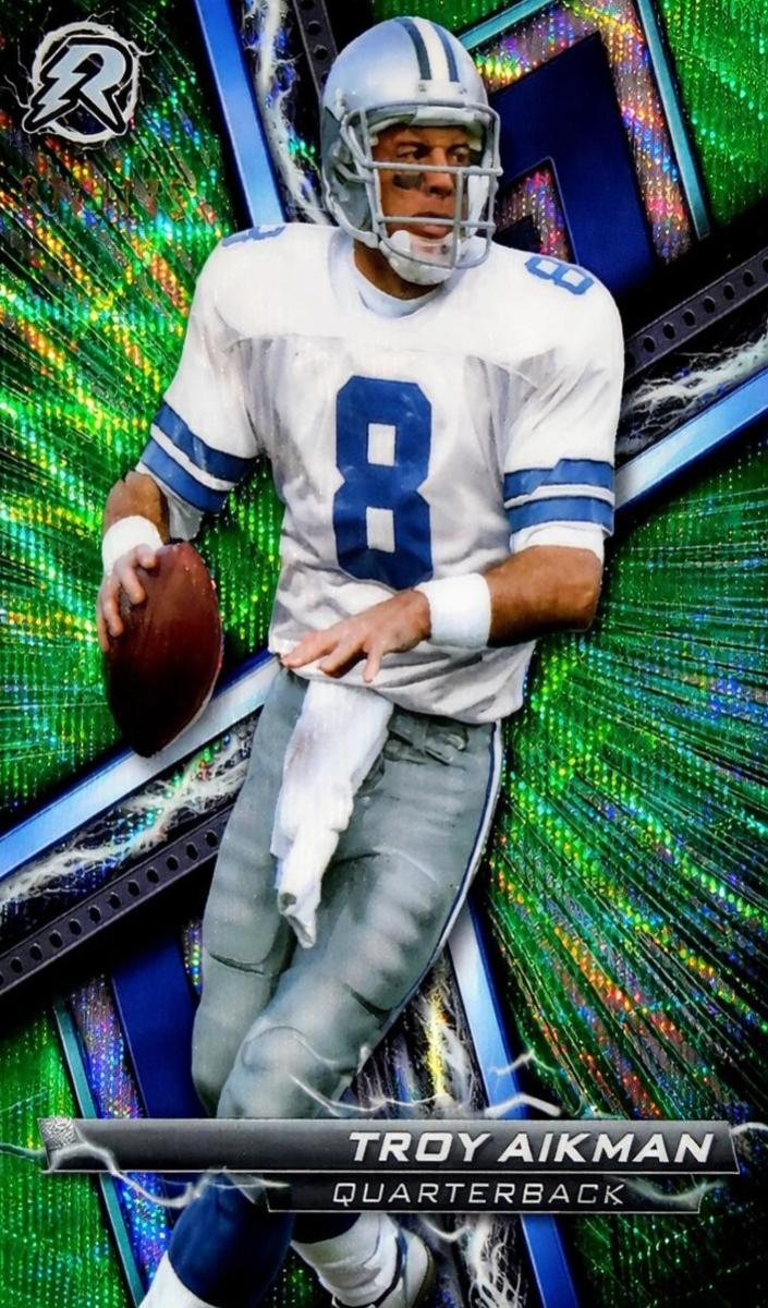 2023 Topps Composite Football Green Surge Troy Aikman #75