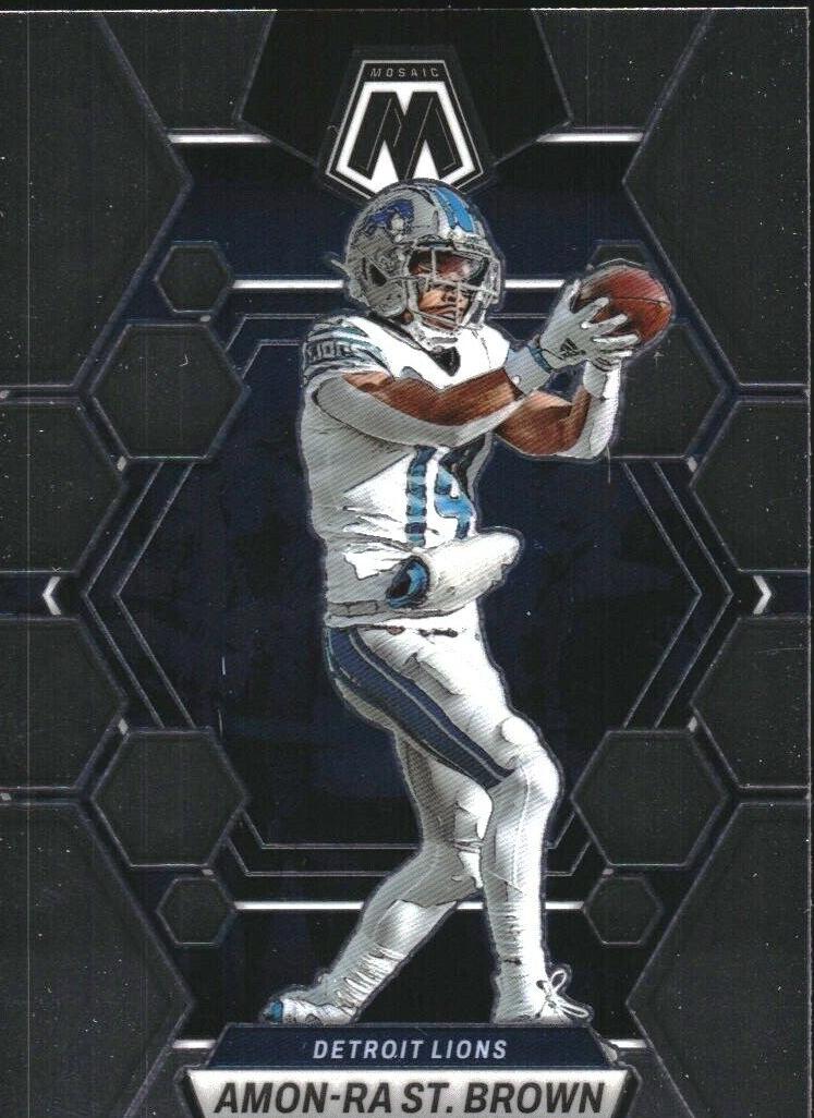 2023 Panini Mosaic Football Amon-Ra St. Brown #186
