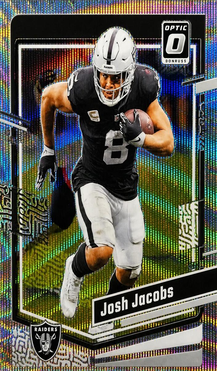 2023 Donruss Optic Football Wave Josh Jacobs #99