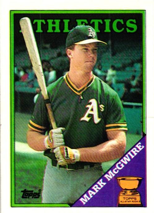 1988 Topps Tiffany Baseball Mark McGwire #580 BGS 8.5