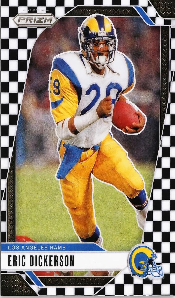 2024 Panini Prizm Football Black and White Checker Eric Dickerson #173