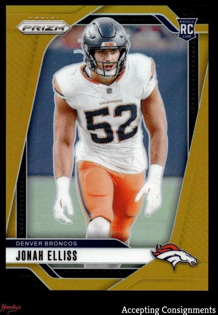 2024 Panini Prizm Football Gold Jonah Elliss #356