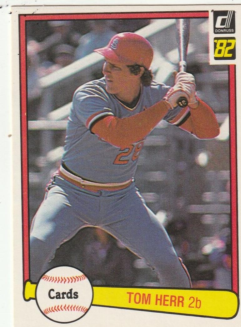1982 Donruss Baseball Tom Herr #530 PSA 10
