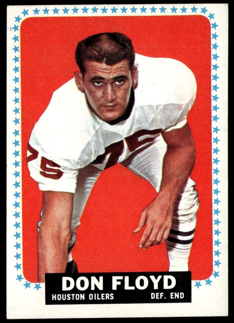 1964 Topps Football Don Floyd #73