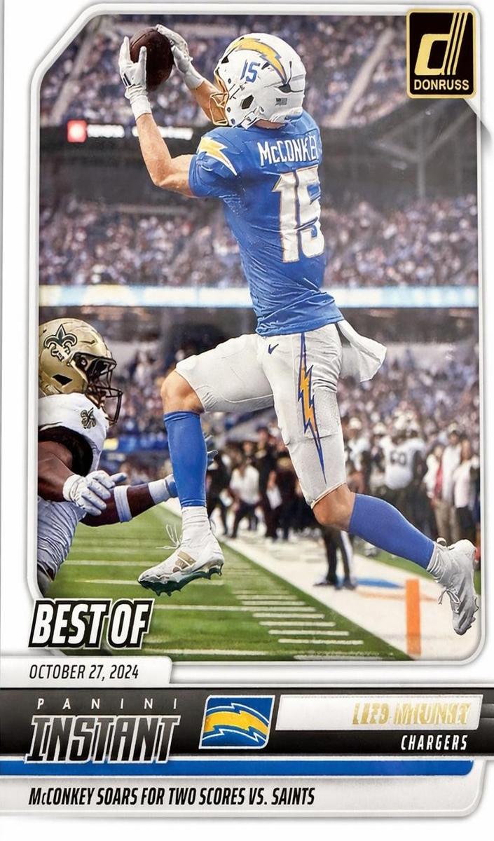 2025 Panini Donruss Football Ladd McConkey #INS-LMY