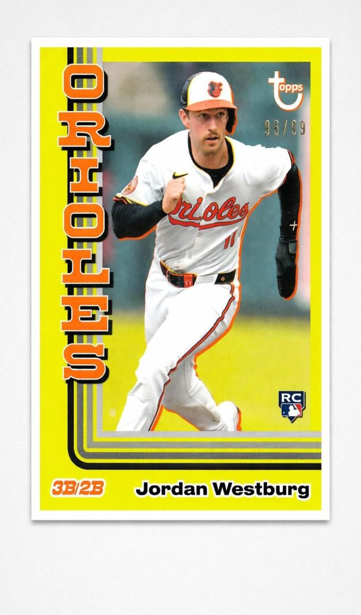 2024 Topps Brooklyn Collection Baseball Chartreuse Jordan Westburg #43