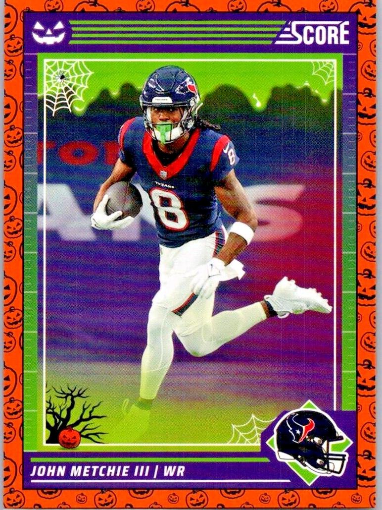 2024 Panini Score-a-Treat Football Pumpkin John Metchie III #114