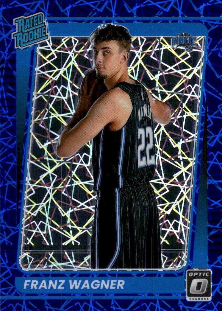 2021 Donruss Optic Basketball Blue Velocity Franz Wagner #185