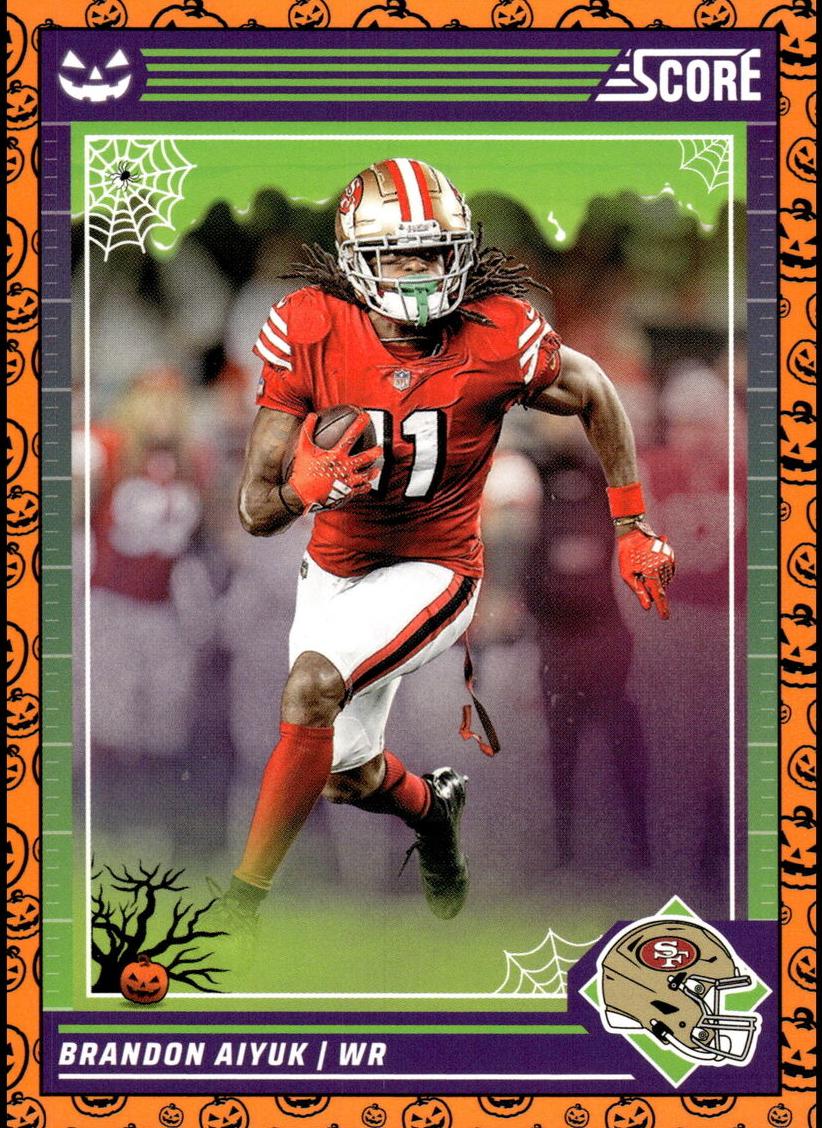 2024 Panini Score-a-Treat Football Pumpkin Brandon Aiyuk #245
