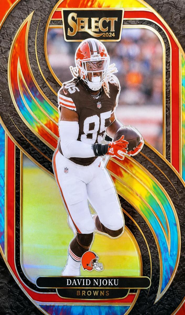 2024 Panini Select Football Tie-Dye David Njoku #145