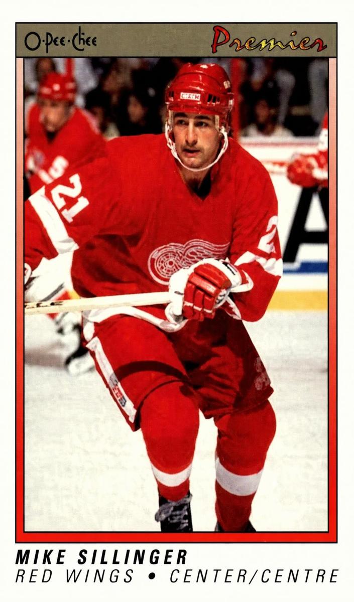 1990 O-Pee-Chee Premier Hockey Mike Sillinger #107 PSA 10