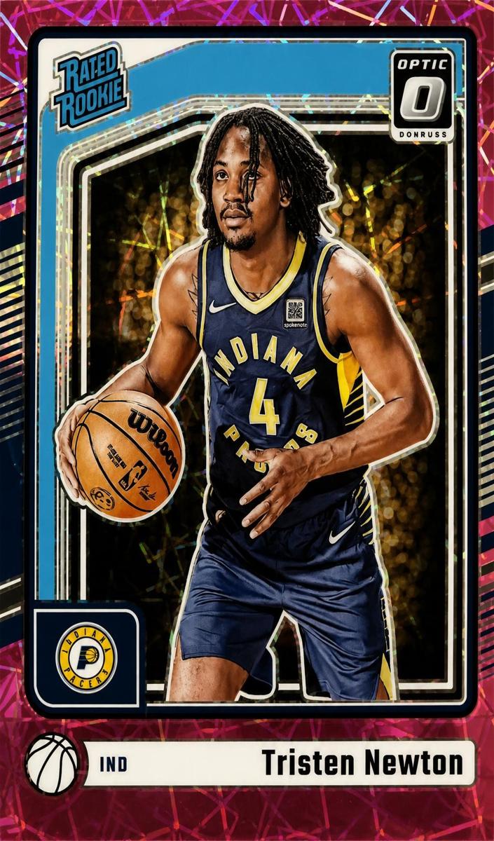 2024 Donruss Optic Basketball Pink Velocity Tristen Newton #285