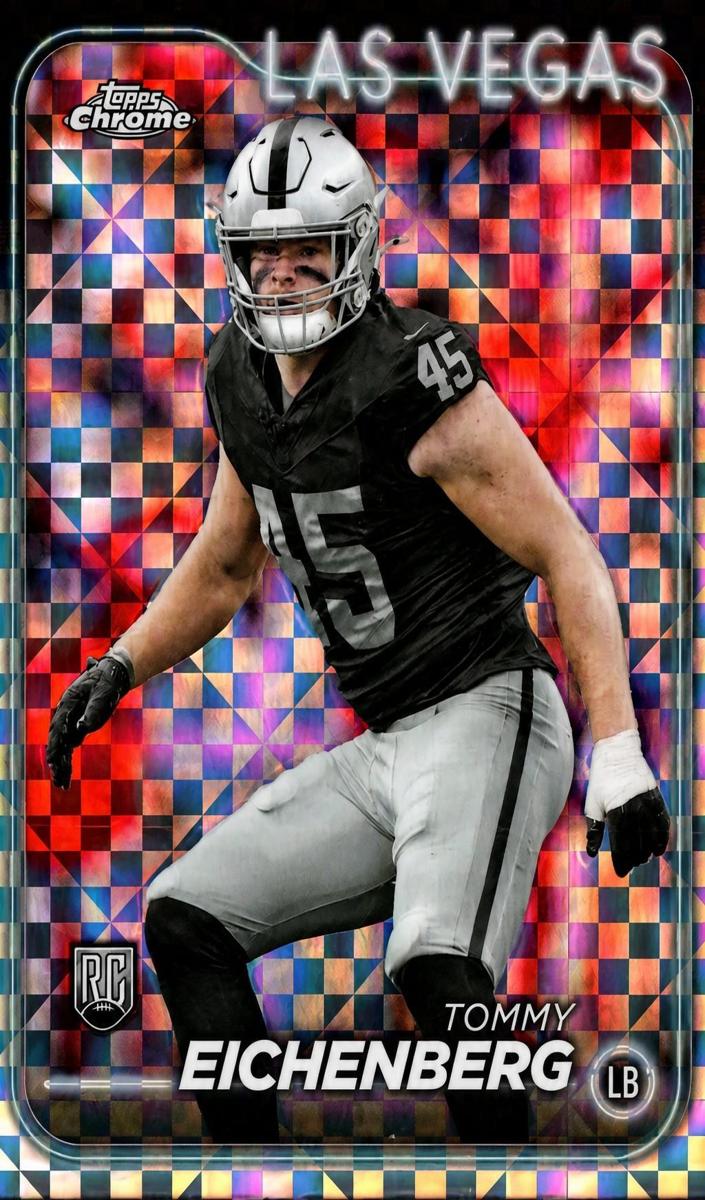 2024 Topps Chrome Football X-Fractor Tommy Eichenberg #290